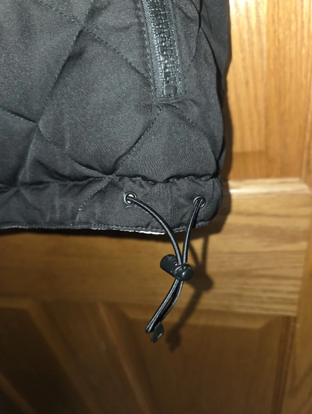 The North Face Jester Jacket Reversible Mens L Bomber Camo Black Gray Quilted